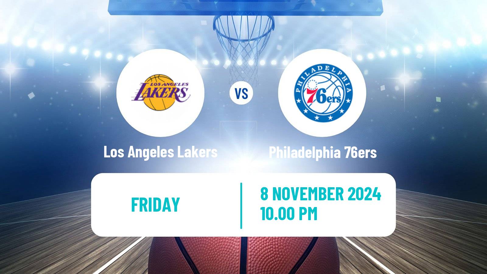 Basketball NBA Los Angeles Lakers - Philadelphia 76ers