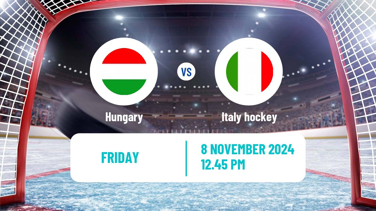 Hockey Ice Hockey International Tournament Hungary Hungary - Italy