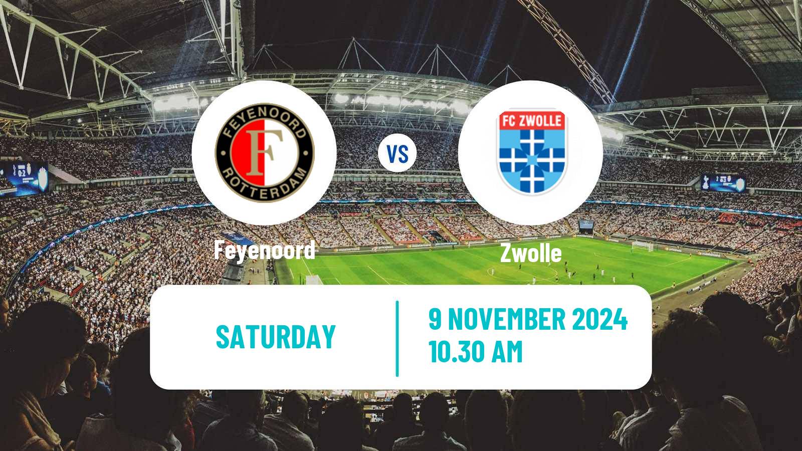 Soccer Dutch Eredivisie Women Feyenoord - Zwolle