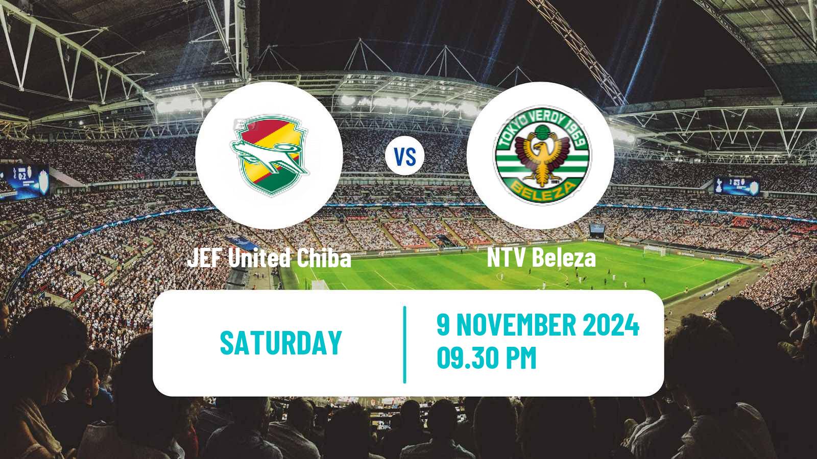 Soccer Japan WE League Women JEF United Chiba - NTV Beleza