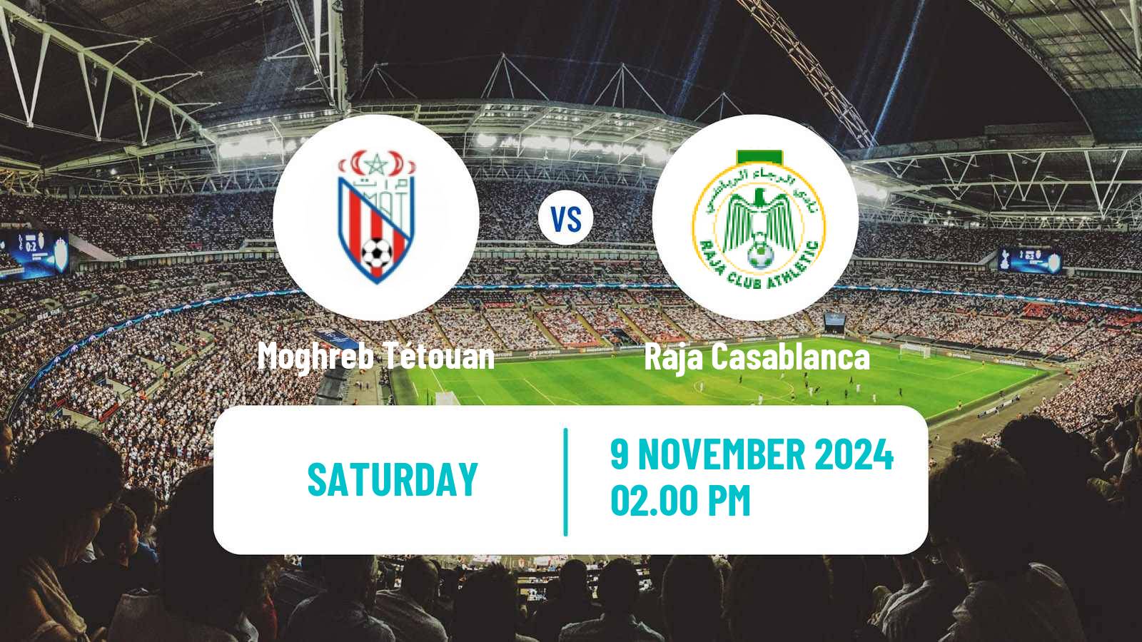 Soccer Moroccan Botola Moghreb Tétouan - Raja Casablanca