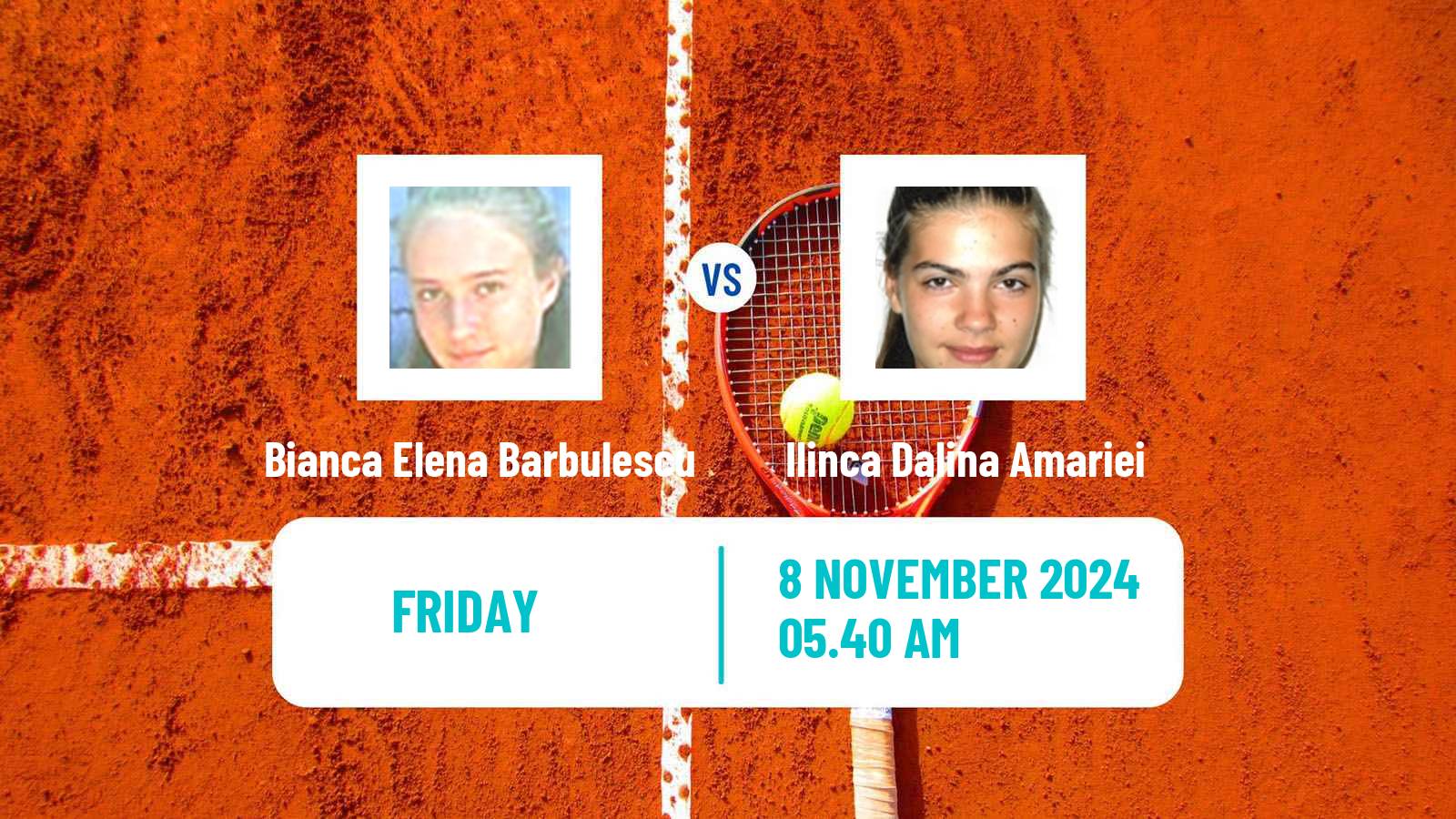 Tennis ITF W15 Heraklion 6 Women Bianca Elena Barbulescu - Ilinca Dalina Amariei