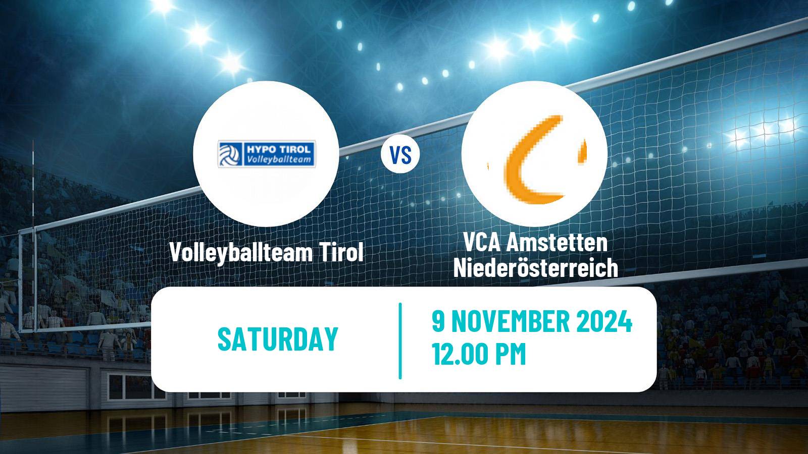 Volleyball Austrian Volley League Volleyballteam Tirol - VCA Amstetten Niederösterreich