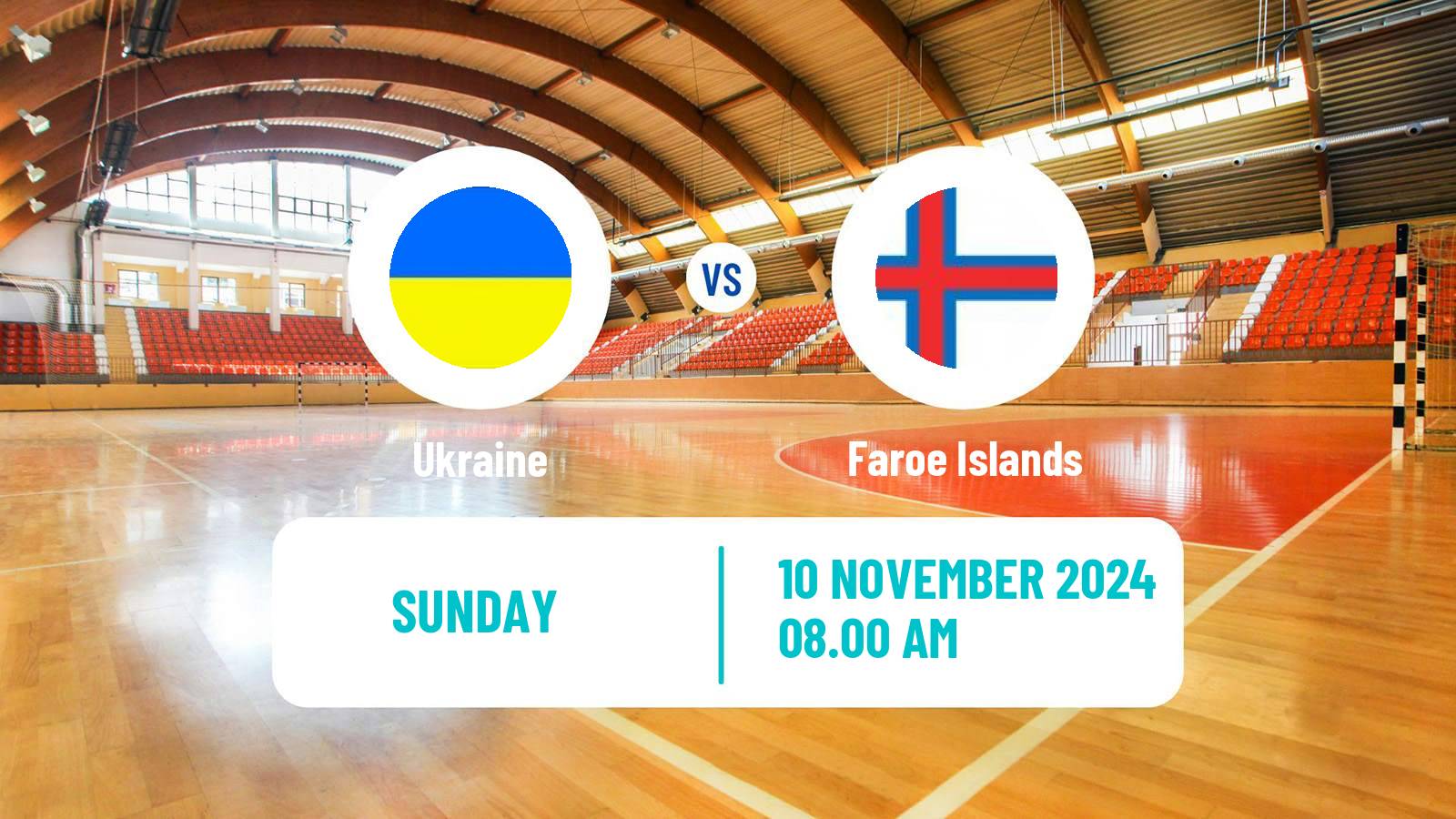 Handball Handball European Championship Ukraine - Faroe Islands