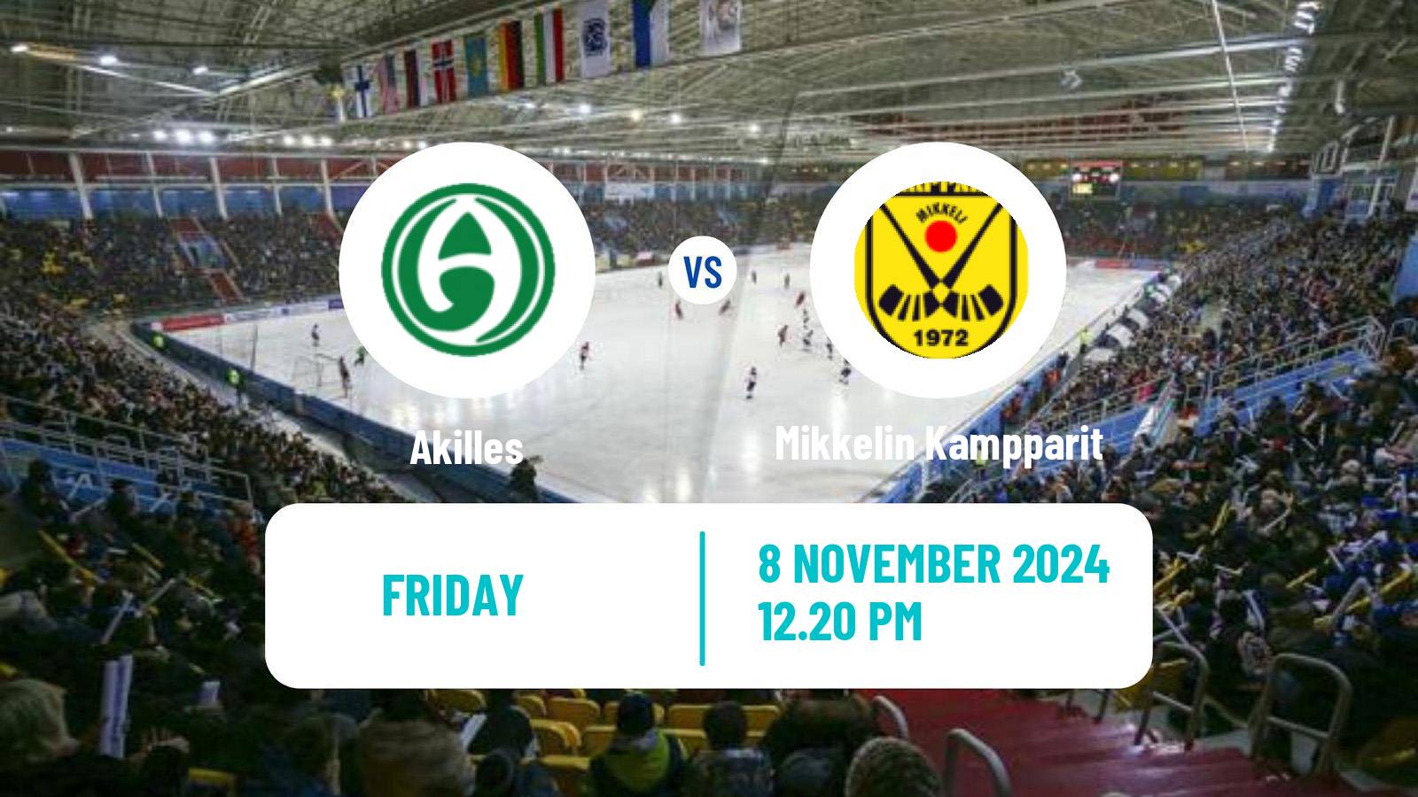 Bandy Finnish Cup Bandy Akilles - Mikkelin Kampparit