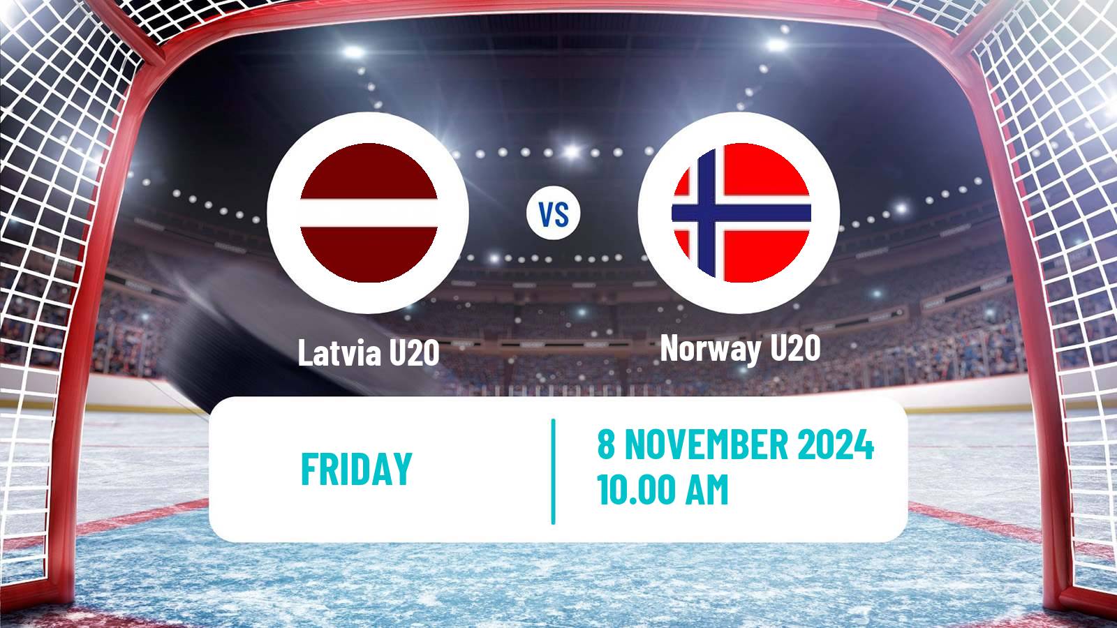 Hockey Friendly International Ice Hockey Latvia U20 - Norway U20