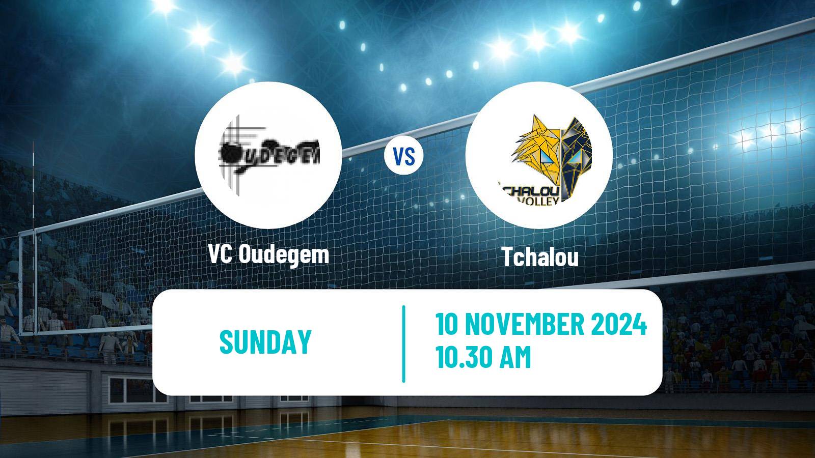 Volleyball Belgian Liga A Volleyball Women Oudegem - Tchalou