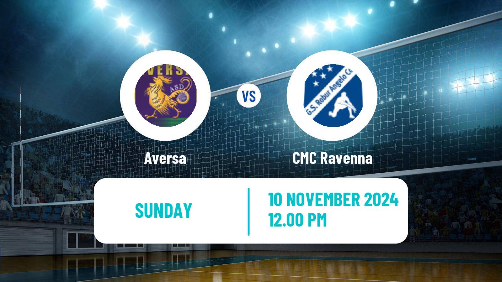 Volleyball Italian Serie A2 Volleyball Aversa - CMC Ravenna