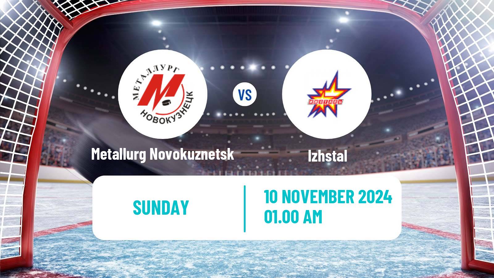 Hockey VHL Metallurg Novokuznetsk - Izhstal