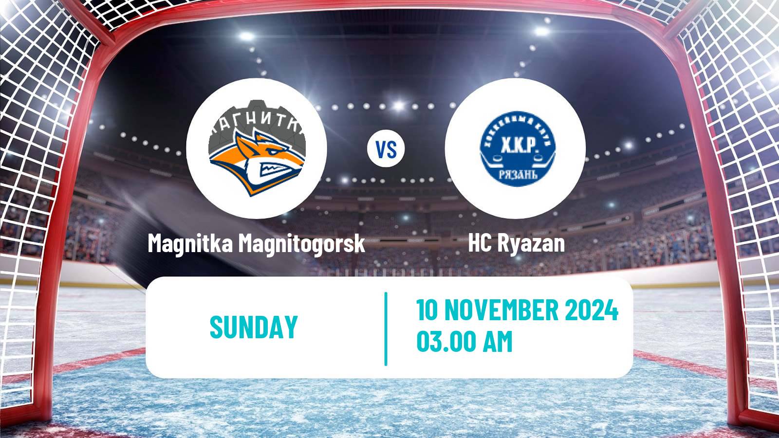 Hockey VHL Magnitka Magnitogorsk - Ryazan