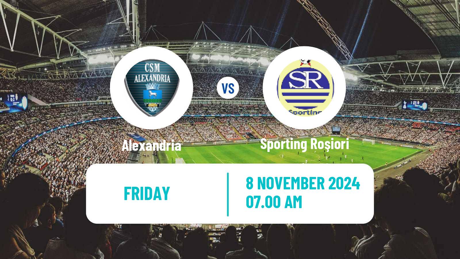 Soccer Romanian Liga 3 - Seria 4 Alexandria - Sporting Roşiori