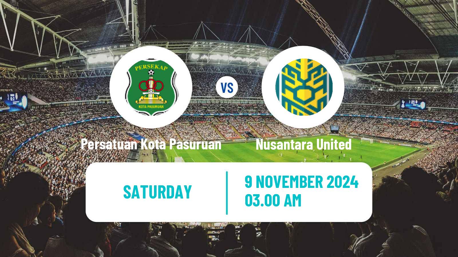 Soccer Indonesian Liga 2 Persatuan Kota Pasuruan - Nusantara United