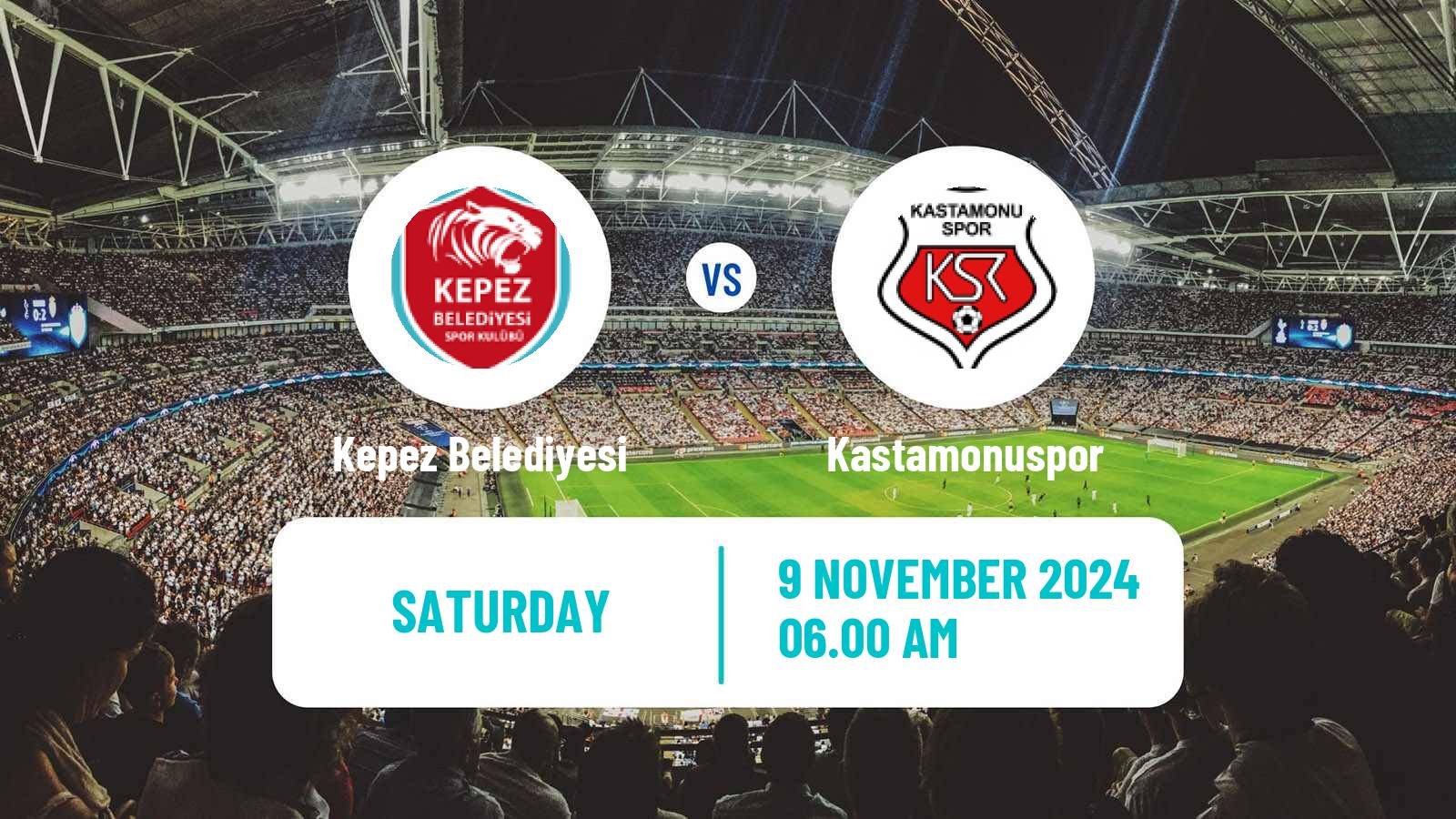 Soccer Turkish Second League White Group Kepez Belediyesi - Kastamonuspor