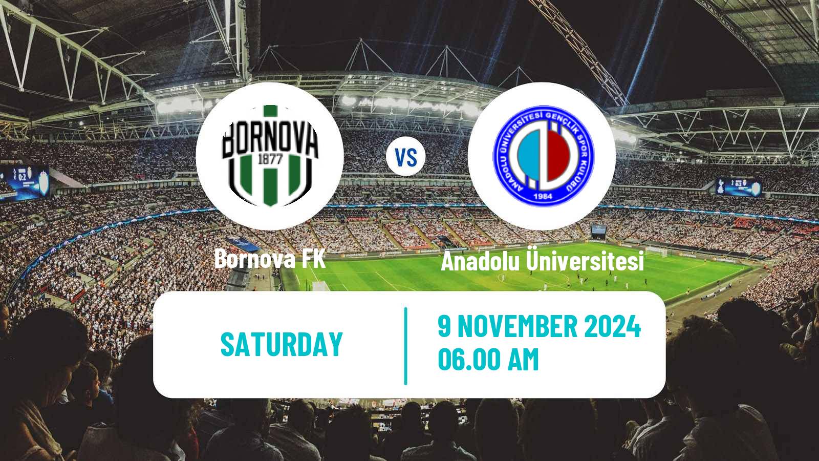 Soccer Turkish 3 Lig Group 1 Bornova - Anadolu Üniversitesi