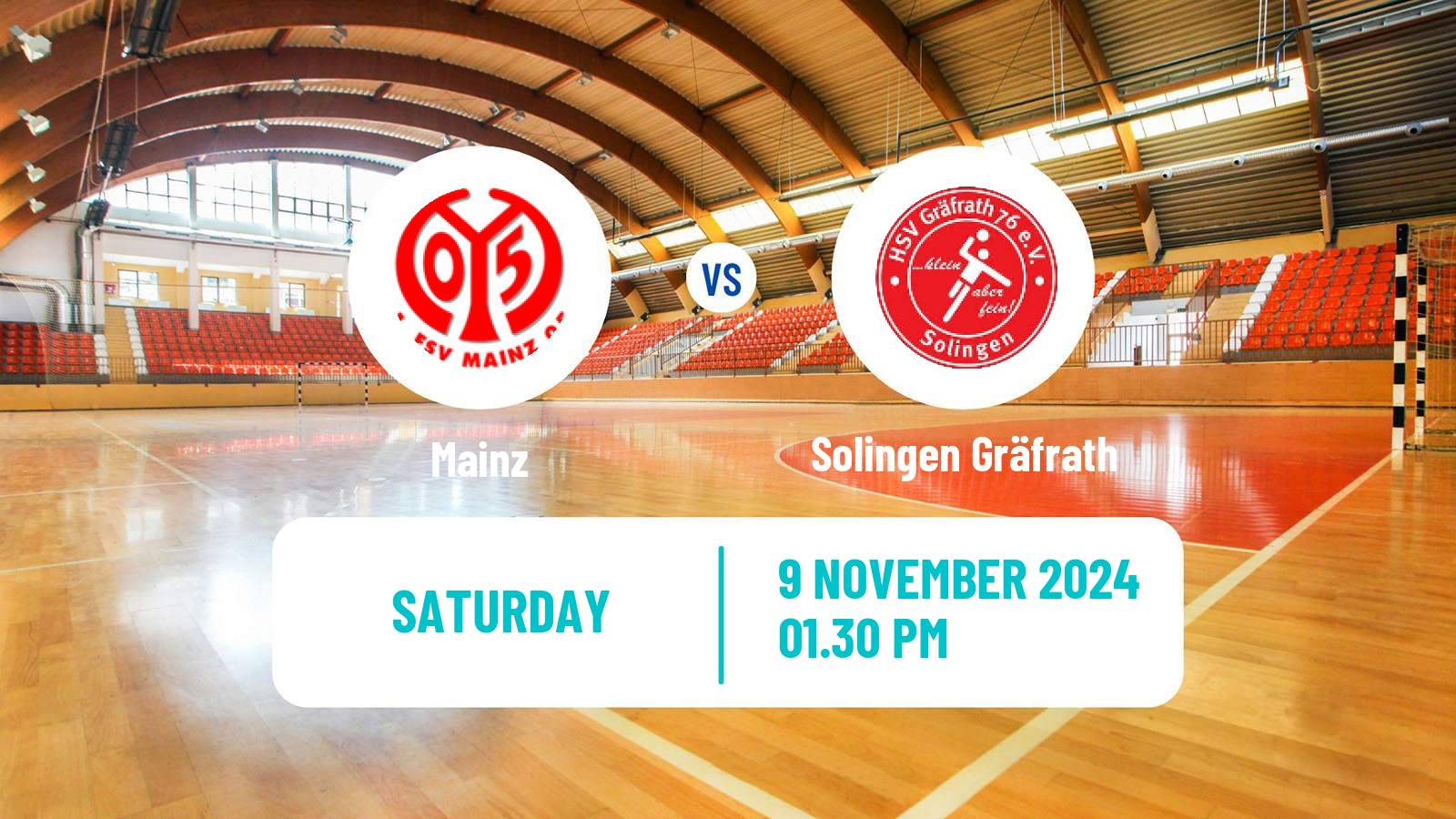 Handball German 2 Bundesliga Handball Women Mainz - Solingen Gräfrath