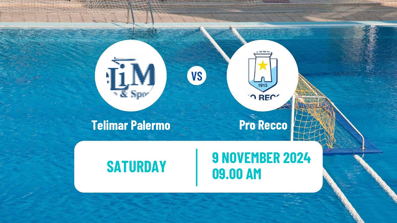 Water polo Italian A1 Water Polo Telimar Palermo - Pro Recco