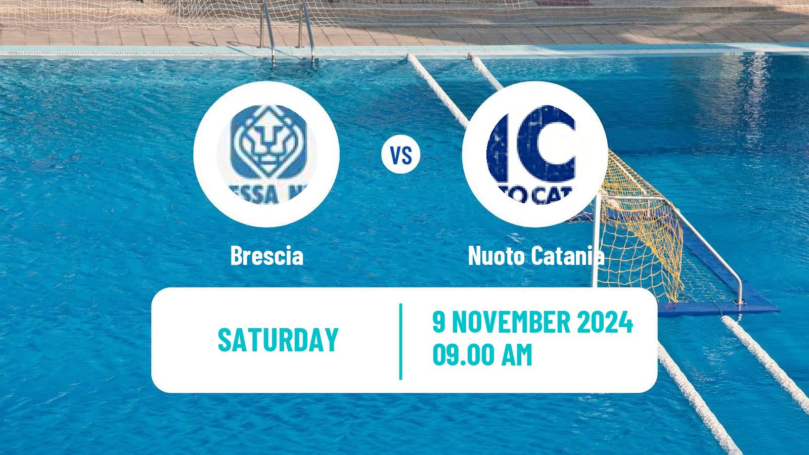 Water polo Italian A1 Water Polo Brescia - Nuoto Catania