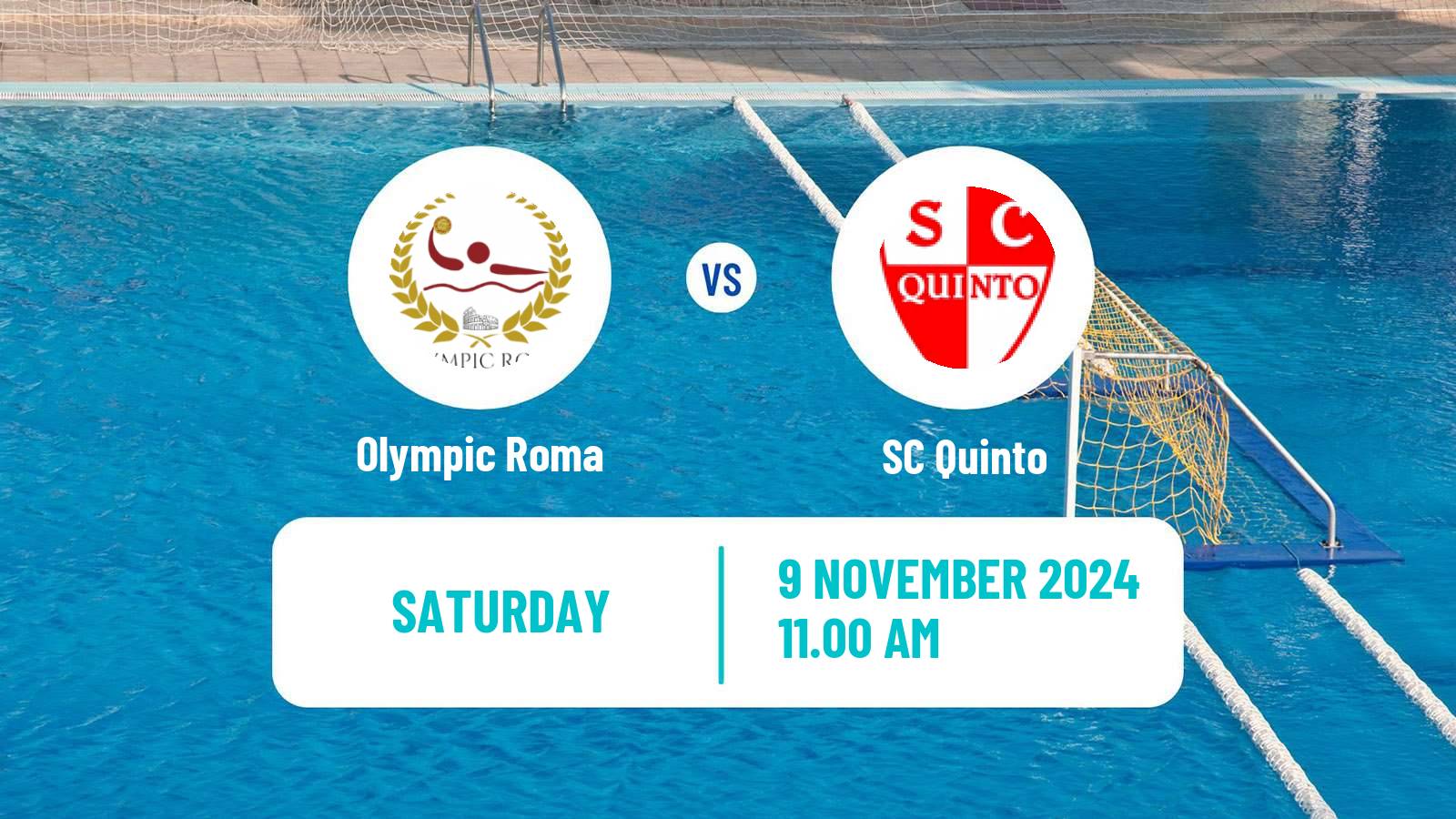 Water polo Italian A1 Water Polo Olympic Roma - Quinto