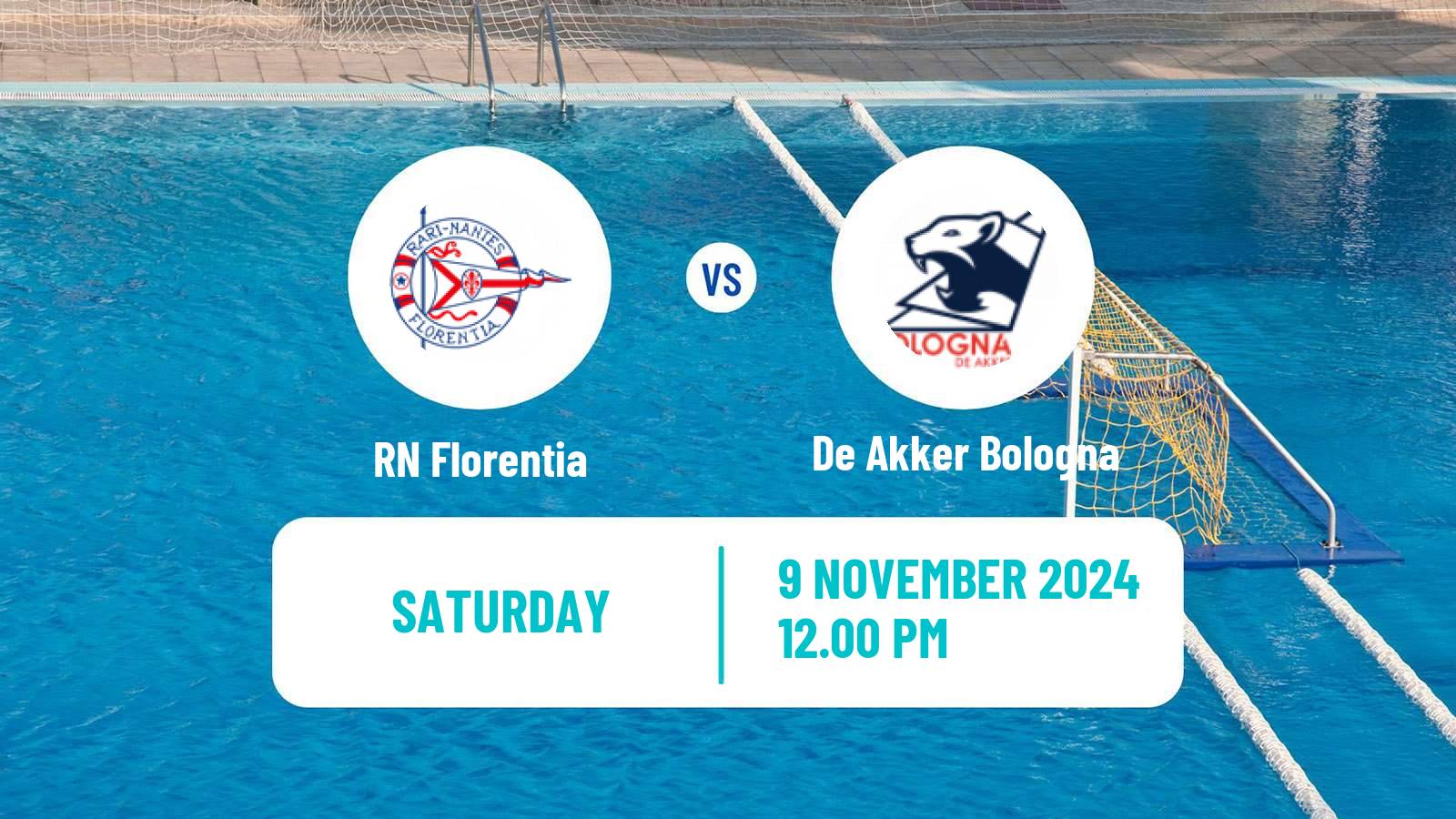 Water polo Italian A1 Water Polo Florentia - De Akker Bologna