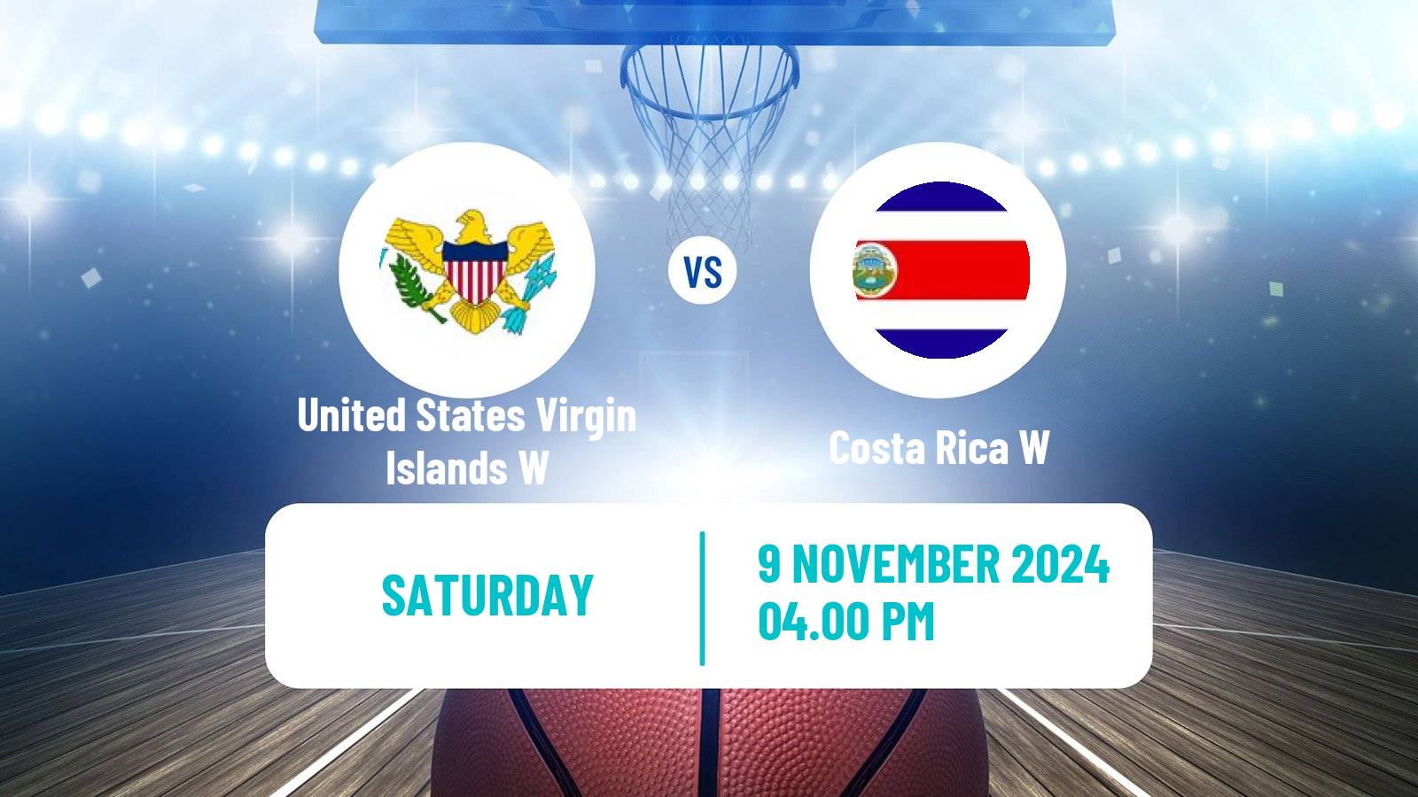 Basketball Centrobasket Championship Women United States Virgin Islands W - Costa Rica W