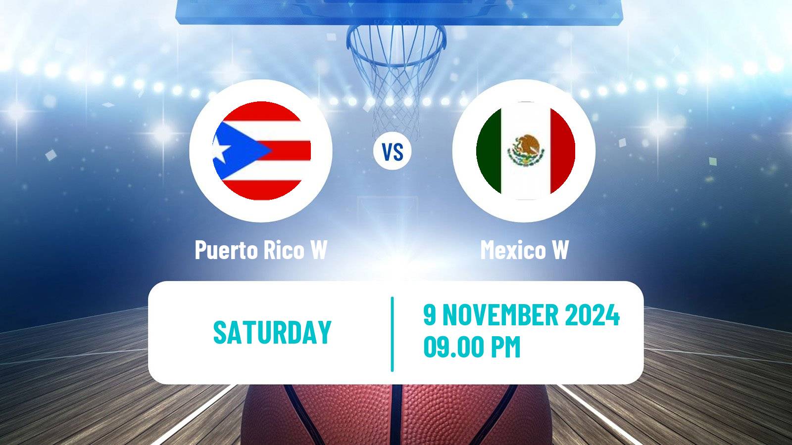 Basketball Centrobasket Championship Women Puerto Rico W - Mexico W