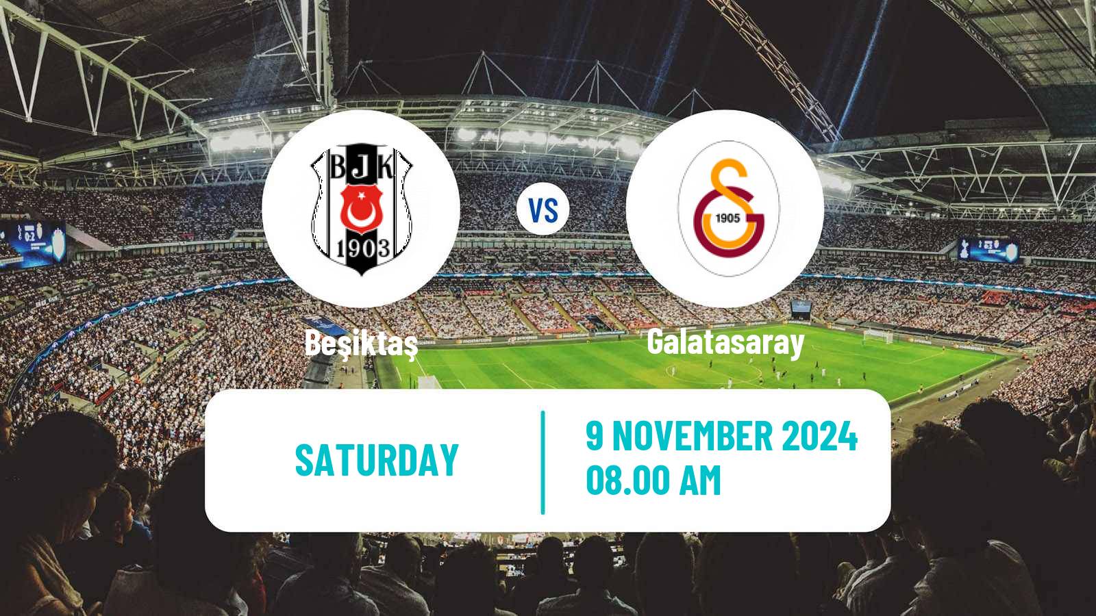 Soccer Turkish Super Lig Women Beşiktaş - Galatasaray