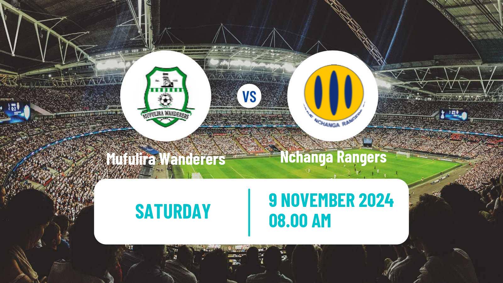 Soccer Zambian Premier League Mufulira Wanderers - Nchanga Rangers