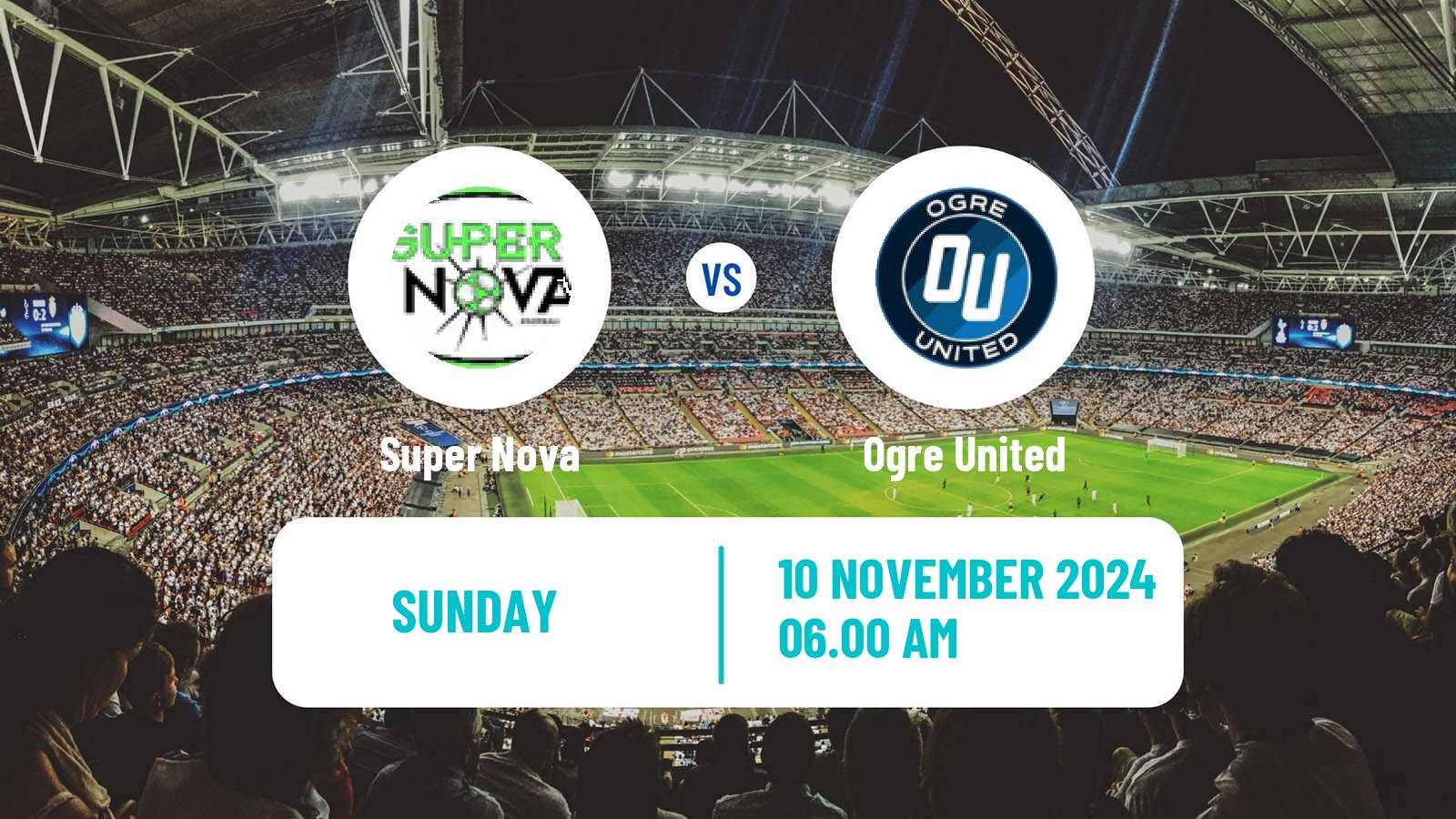 Soccer Latvian 1 Liga Super Nova - Ogre United