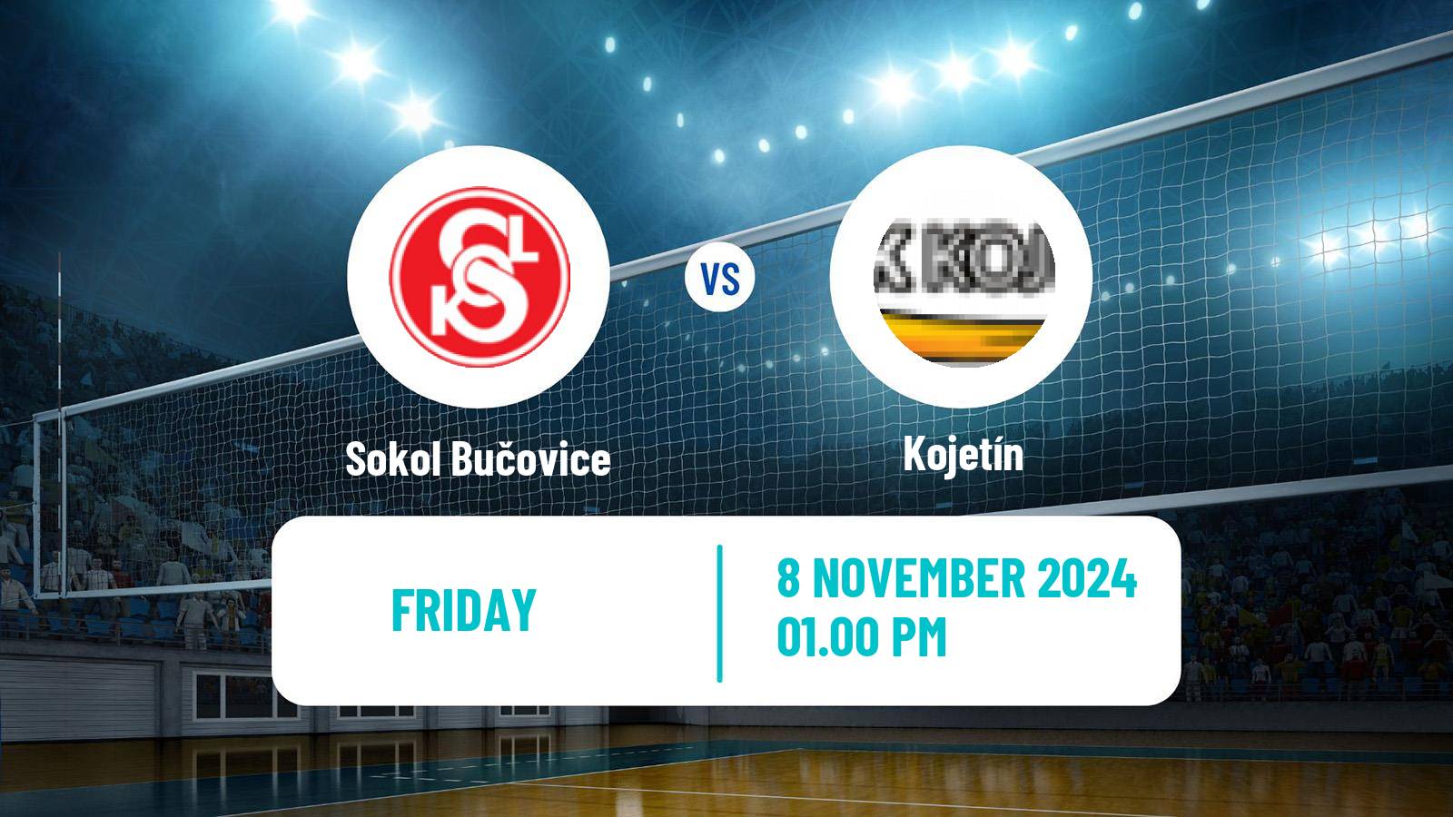 Volleyball Czech 1 Liga Volleyball Sokol Bučovice - Kojetín