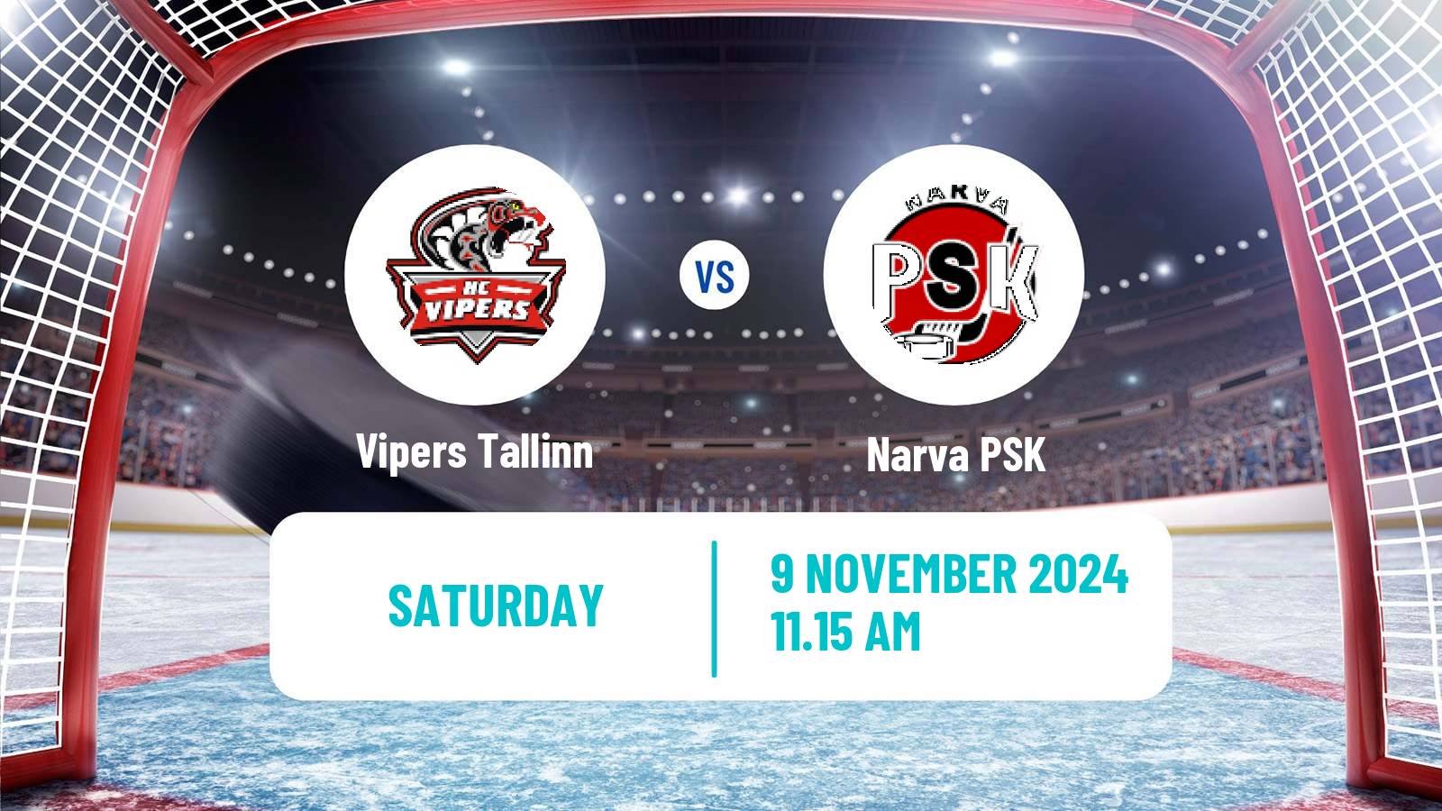 Hockey Estonian Hokiliiga Vipers Tallinn - Narva PSK