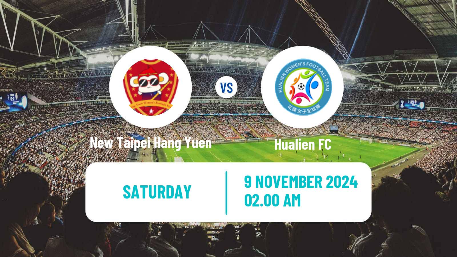 Soccer Taiwan Football League Women New Taipei Hang Yuen - Hualien