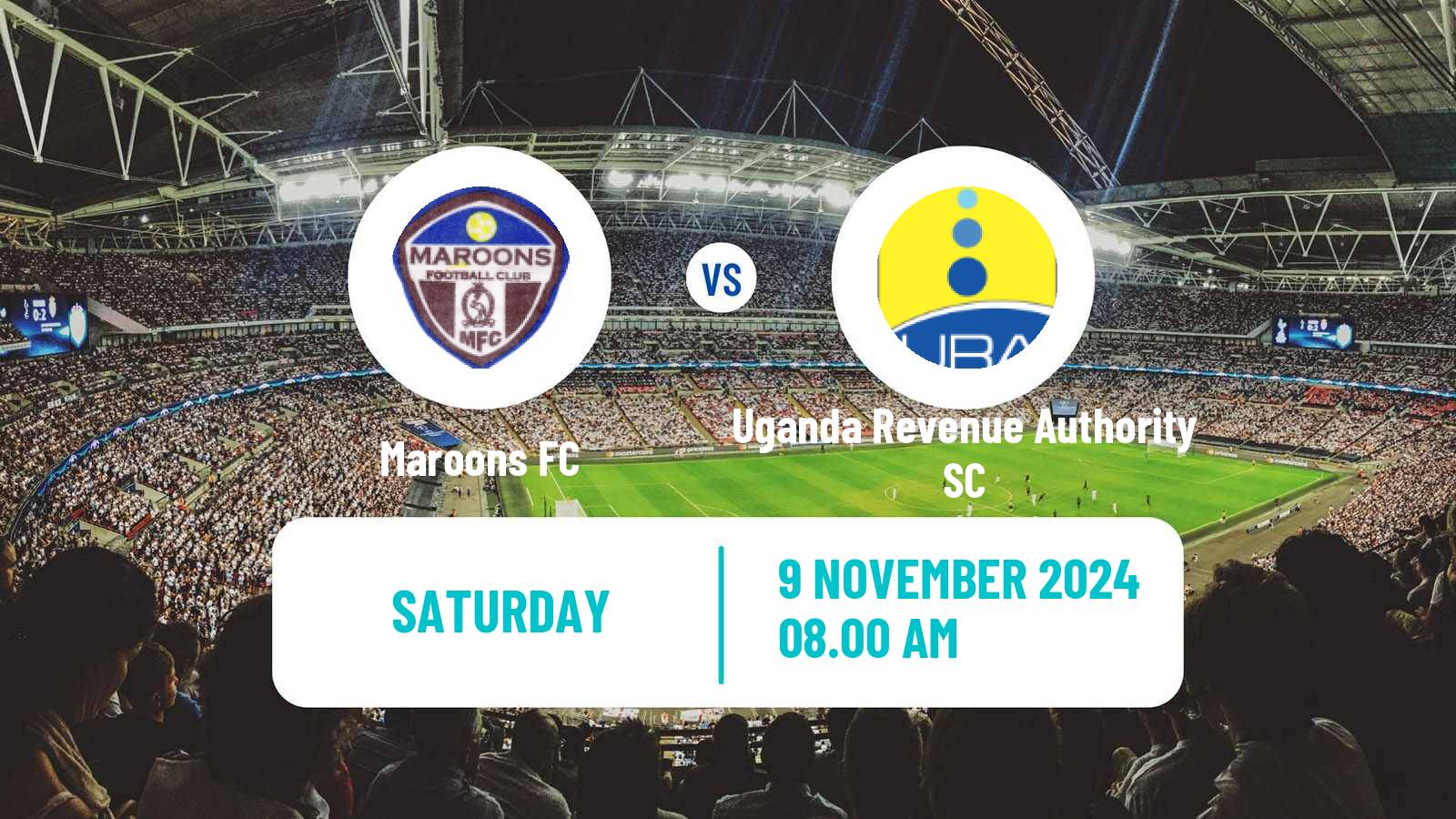 Soccer Ugandan Super League Maroons - Uganda Revenue Authority SC