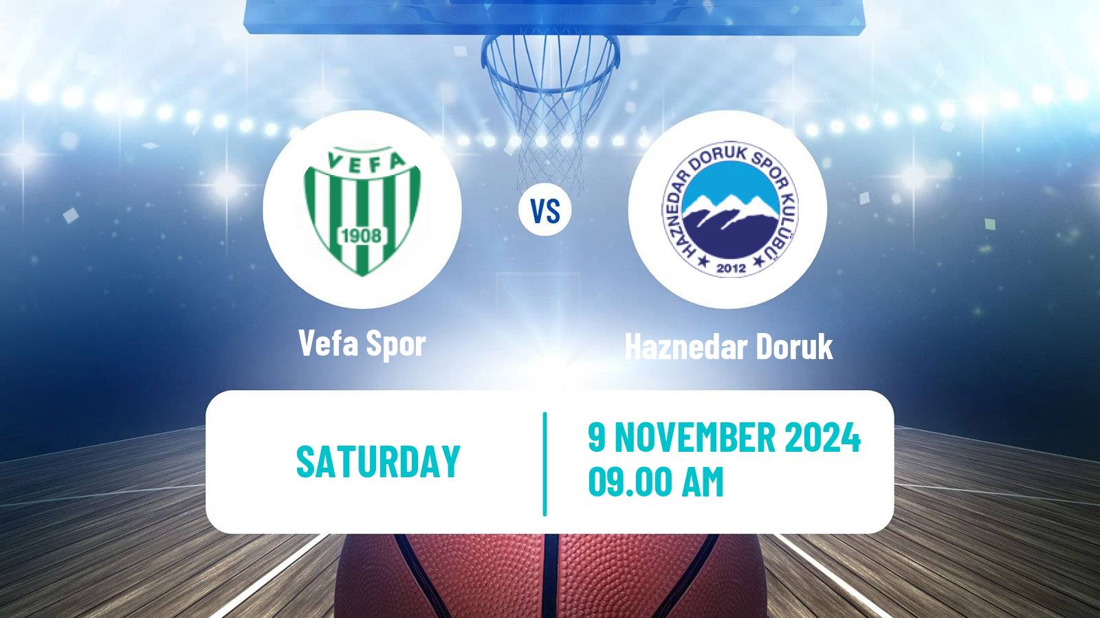 Basketball Turkish TB2L Vefa Spor - Haznedar Doruk