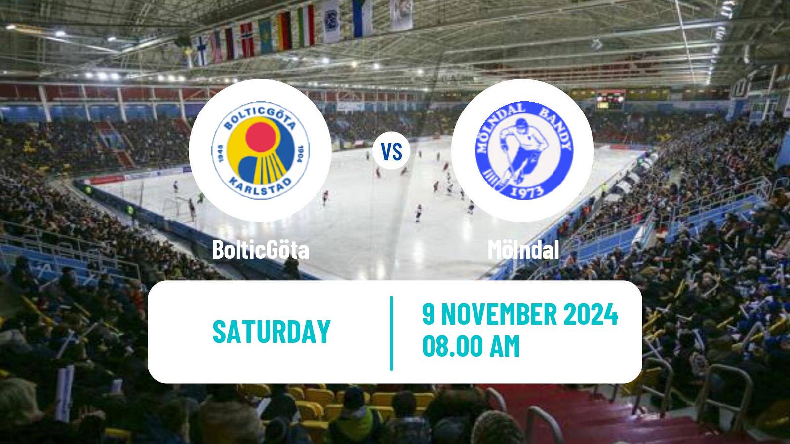 Bandy Swedish Allsvenskan Bandy BolticGöta - Mölndal