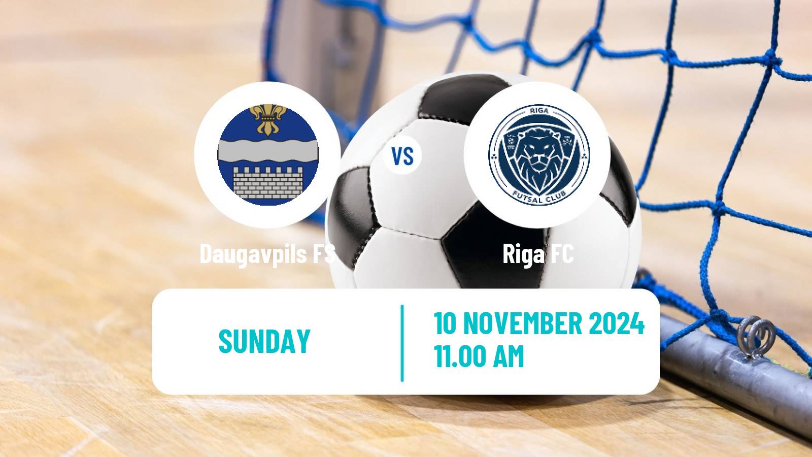 Futsal Latvian Virsliga Futsal Daugavpils FS - Riga FC