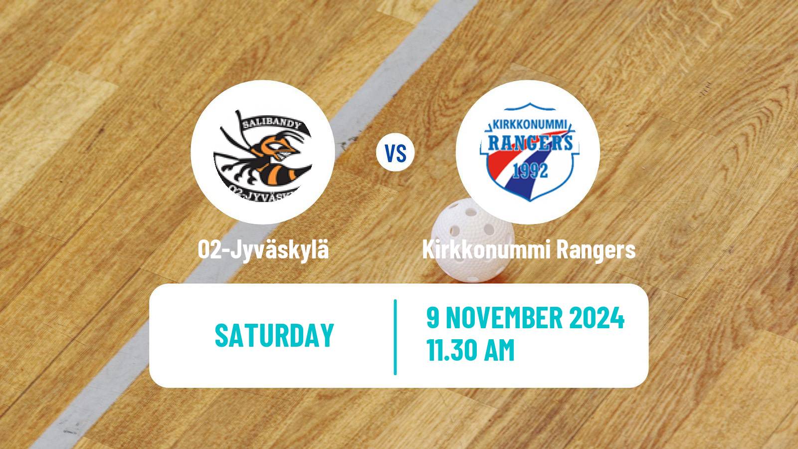 Floorball Finnish Divari O2-Jyväskylä - Kirkkonummi Rangers