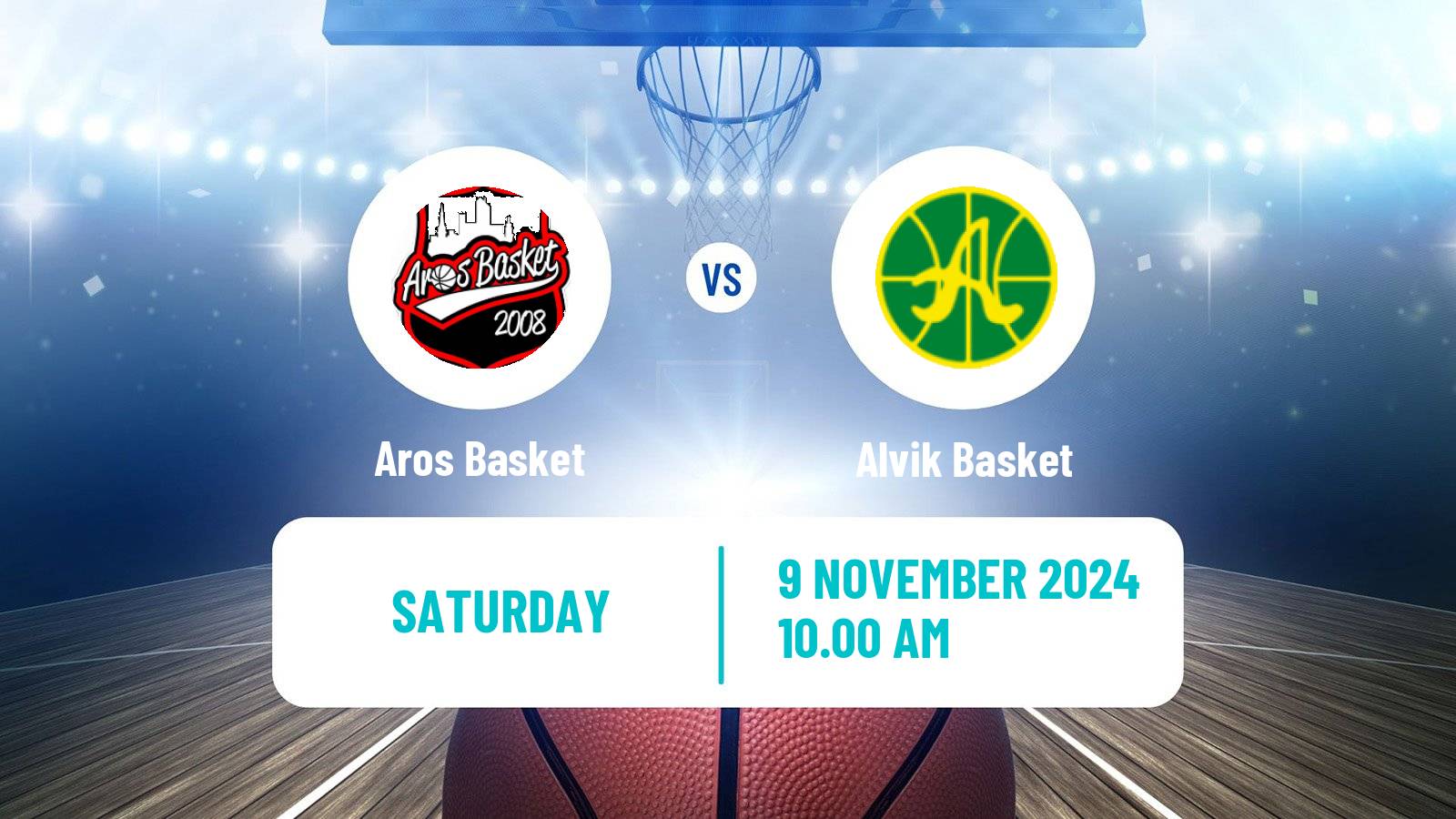 Basketball Swedish Superettan Basketball Aros Basket - Alvik