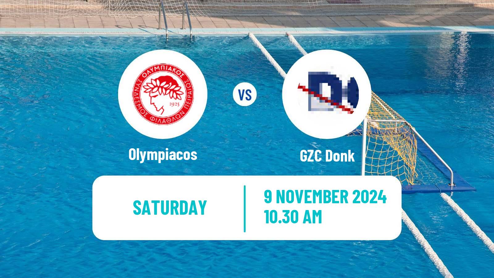 Water polo Champions League Water Polo Women Olympiacos - Donk