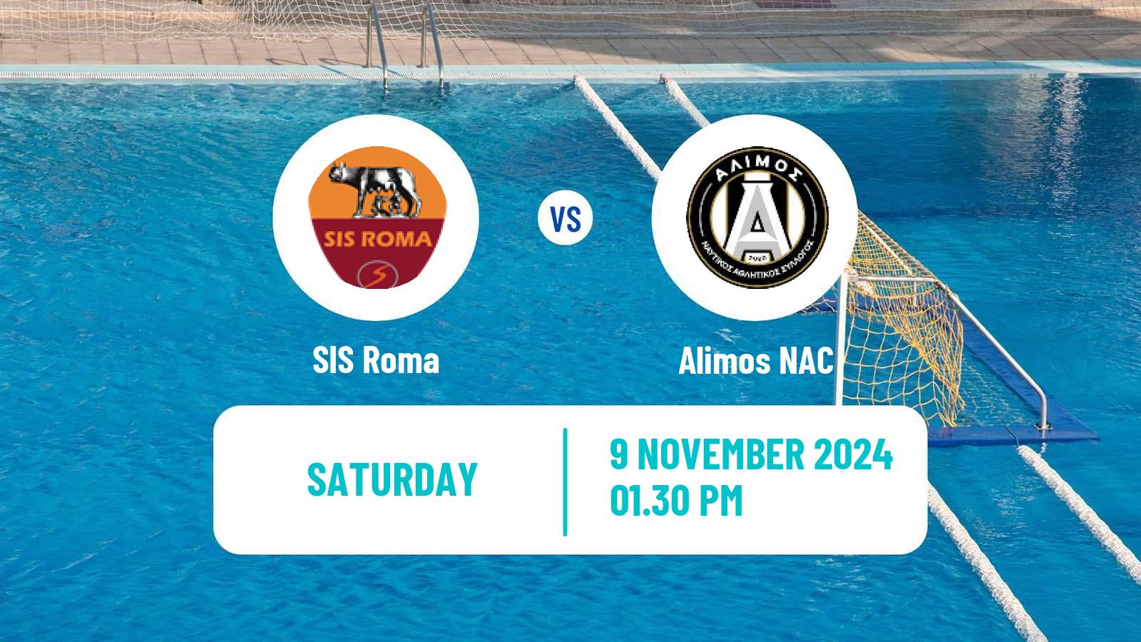 Water polo Champions League Water Polo Women SIS Roma - Alimos