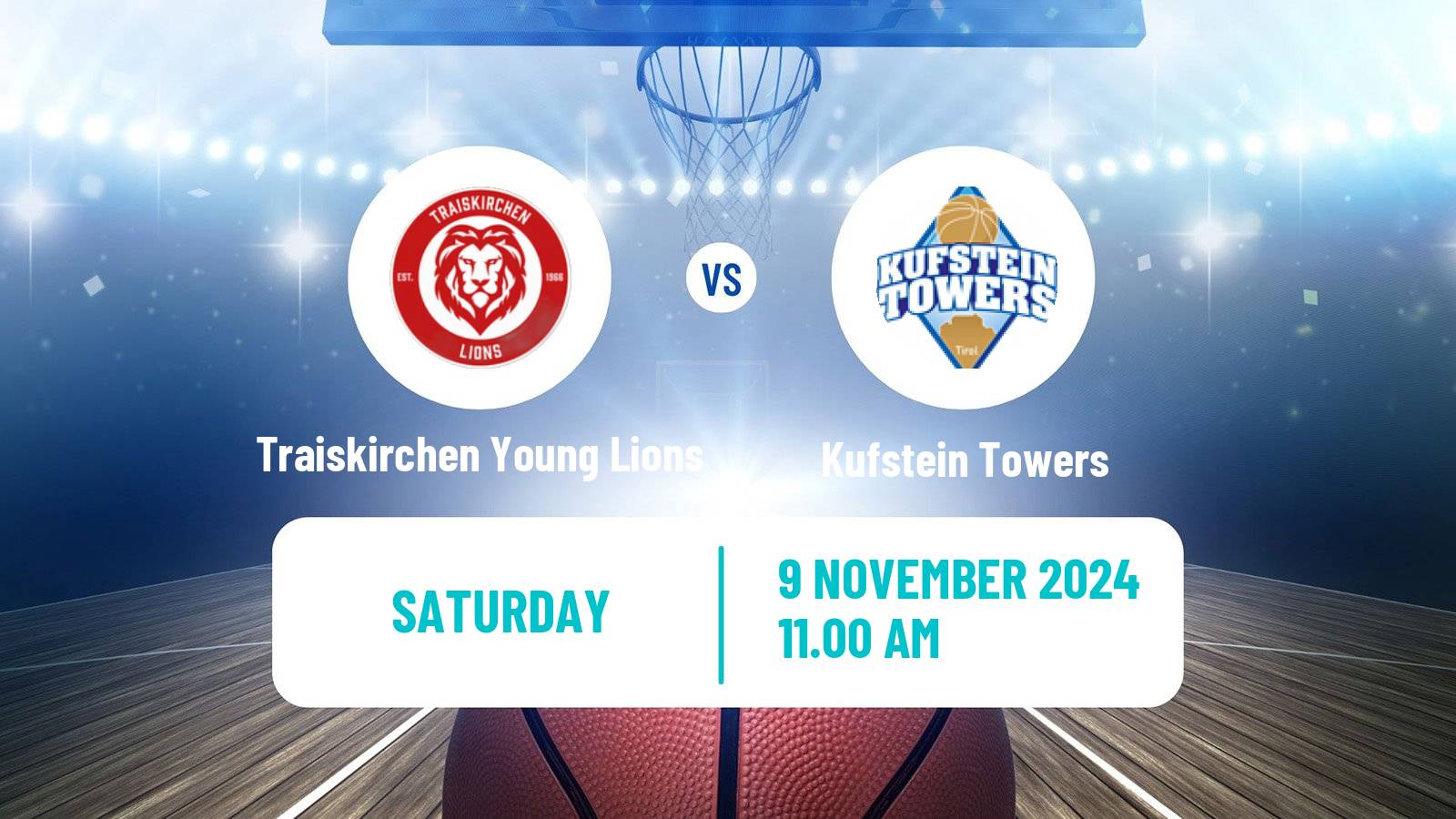 Basketball Austrian Zweite Liga Basketball Traiskirchen Young Lions - Kufstein Towers