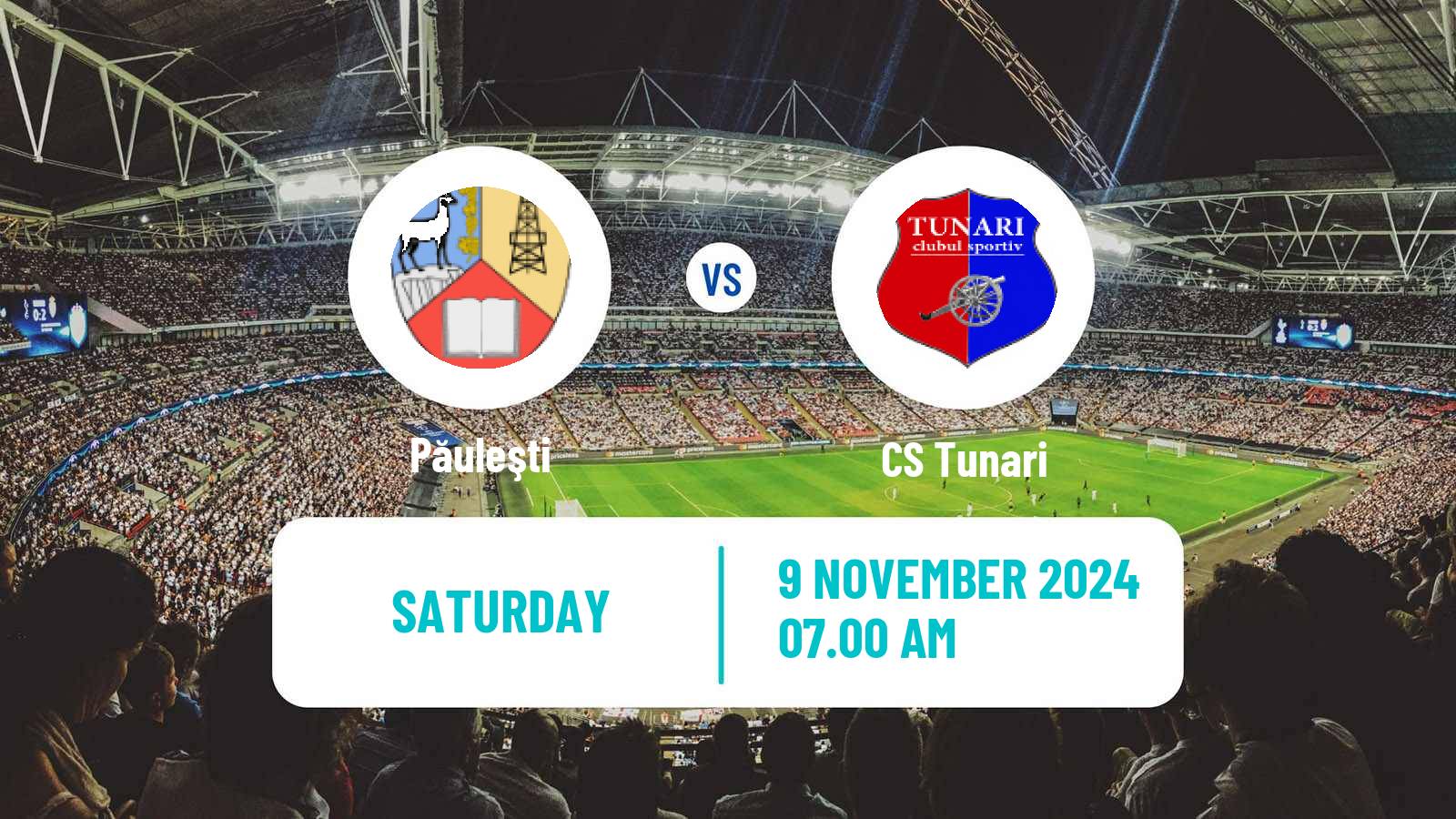 Soccer Romanian Liga 3 - Seria 5 Păuleşti - Tunari