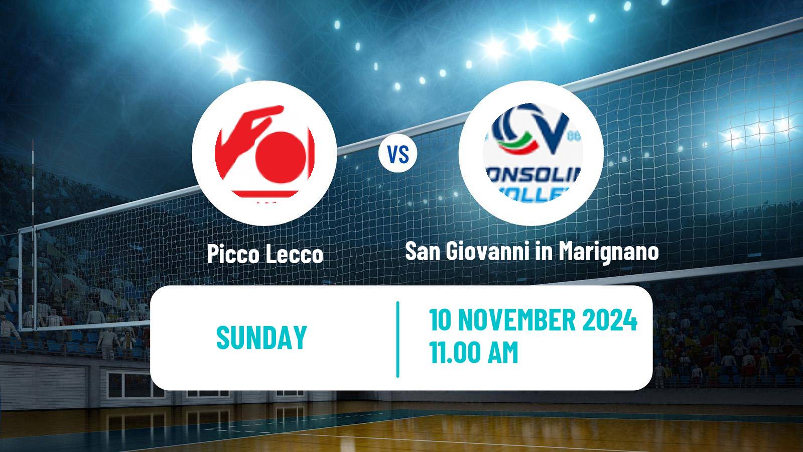 Volleyball Italian Serie A2 Volleyball Women Picco Lecco - San Giovanni in Marignano