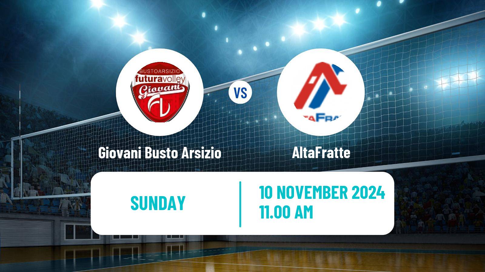 Volleyball Italian Serie A2 Volleyball Women Giovani Busto Arsizio - AltaFratte