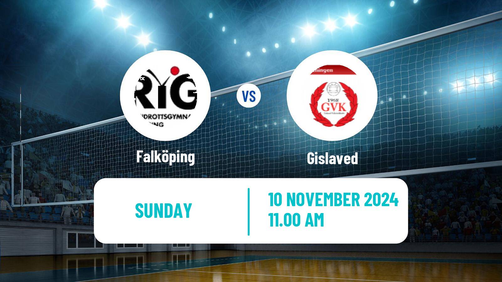 Volleyball Swedish Elitserien Volleyball Women Falköping - Gislaved