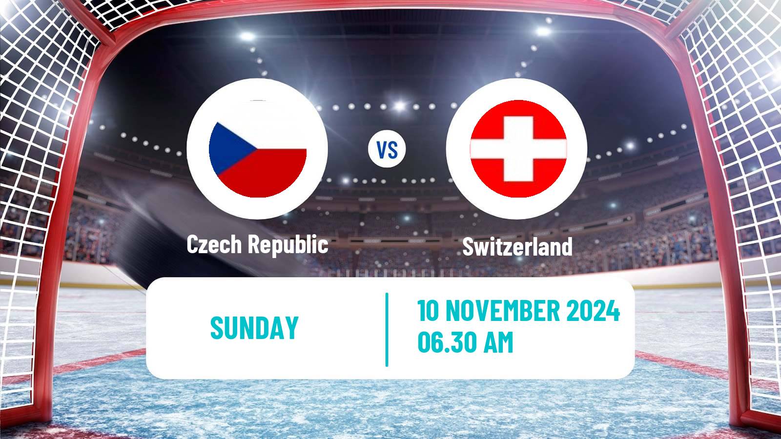 Hockey Euro Hockey Tour - Karjala Cup Czech Republic - Switzerland