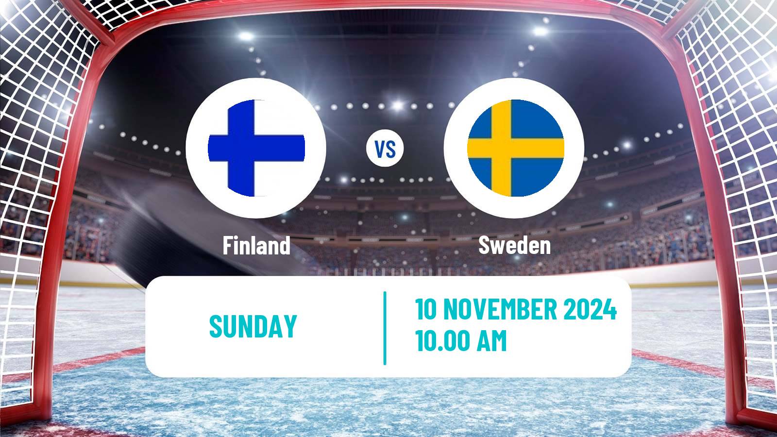 Hockey Euro Hockey Tour - Karjala Cup Finland - Sweden