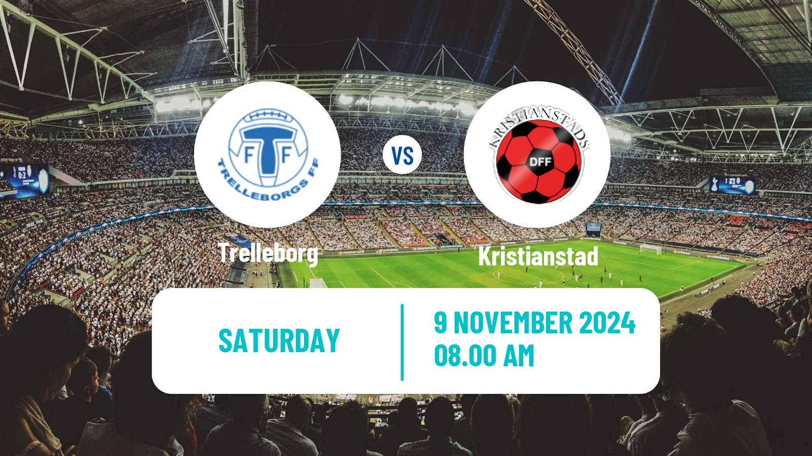 Soccer Swedish Allsvenskan Women Trelleborg - Kristianstad