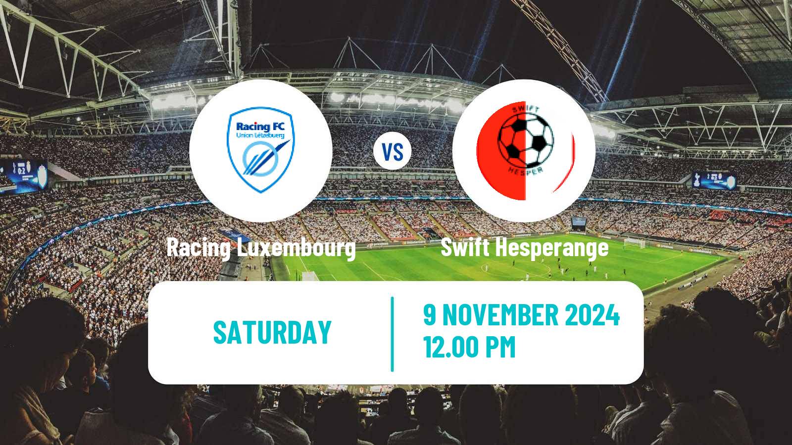 Soccer Luxembourg Cup Racing Luxembourg - Swift Hesperange