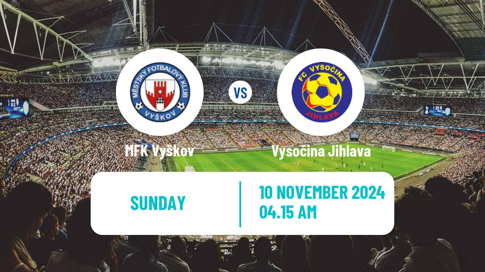 Soccer Czech Division 2 Vyškov - Vysočina Jihlava