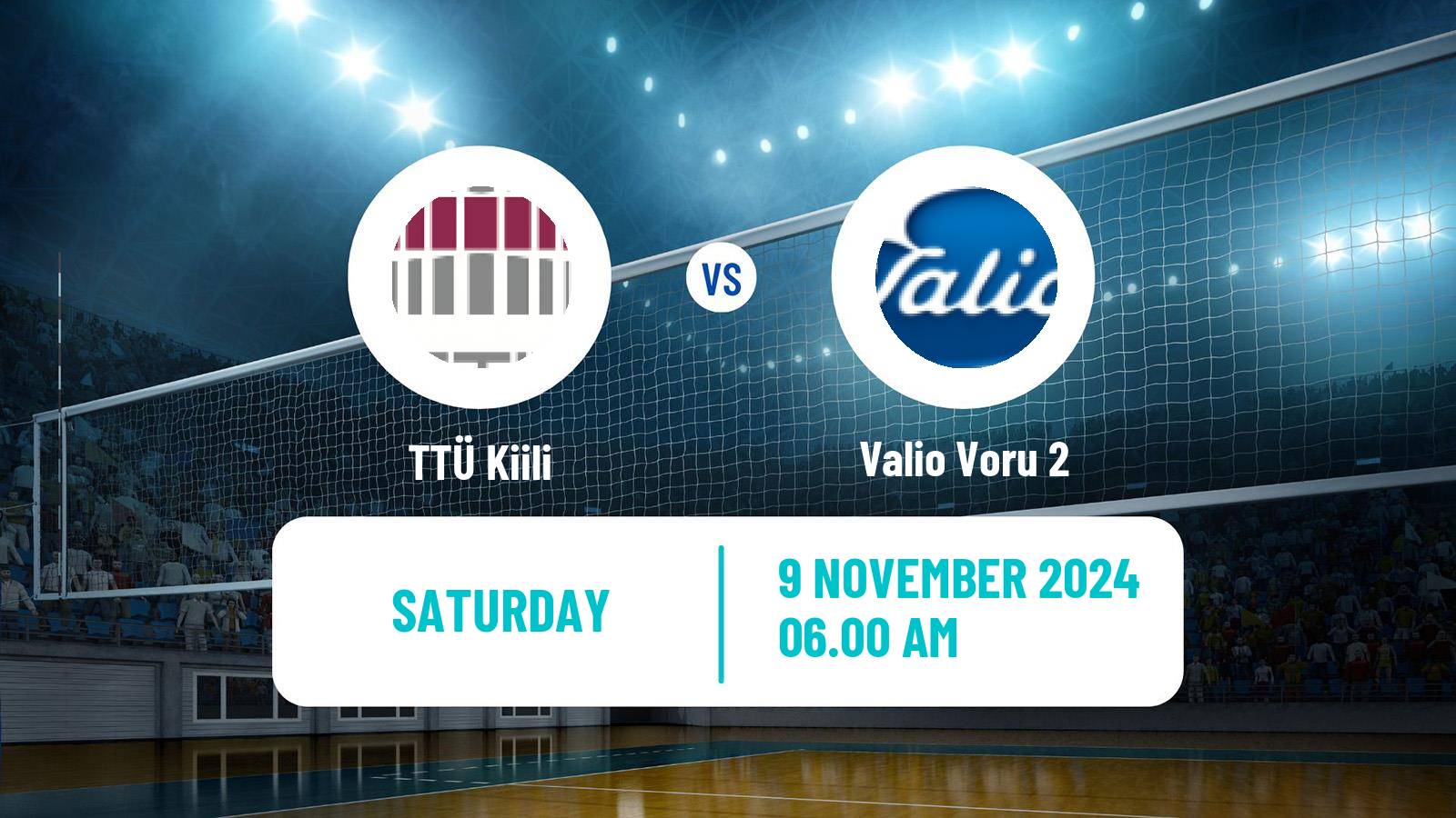 Volleyball Estonian Esiliiga Volleyball TTÜ Kiili - Valio Voru 2